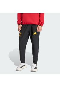 Adidas - Spodnie Belgium Tiro Travel. Kolor: czarny. Materiał: dresówka. Sport: piłka nożna #1