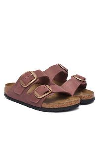 Birkenstock Klapki Arizona Big Buckle 1032970 Różowy ciemny. Kolor: różowy. Materiał: skóra #4