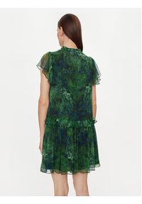 Nissa Sukienka codzienna RC14957 Zielony Regular Fit. Okazja: na co dzień. Kolor: zielony. Materiał: jedwab. Typ sukienki: proste. Styl: casual #8