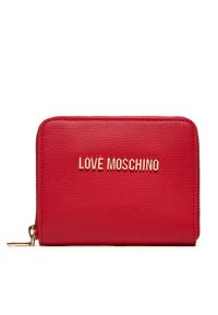 Love Moschino - LOVE MOSCHINO Portfel damski JC5702PP0LLD0500 Czerwony. Kolor: czerwony. Materiał: skóra #1