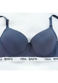 Intica - Biustonosz sportowy push-up do ćwiczeń Daisy. Kolor: niebieski. Materiał: materiał. Rodzaj stanika: push-up #9