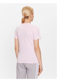 Adidas - adidas T-Shirt Essentials Slim Logo T-Shirt GL0771 Różowy Slim Fit. Kolor: różowy. Materiał: bawełna