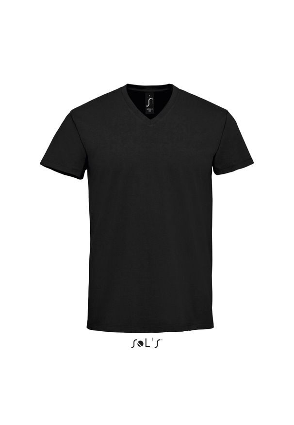 SOL'S - Koszulka Sol's Imperial V. Kolor: czarny. Długość: krótkie. Sezon: lato