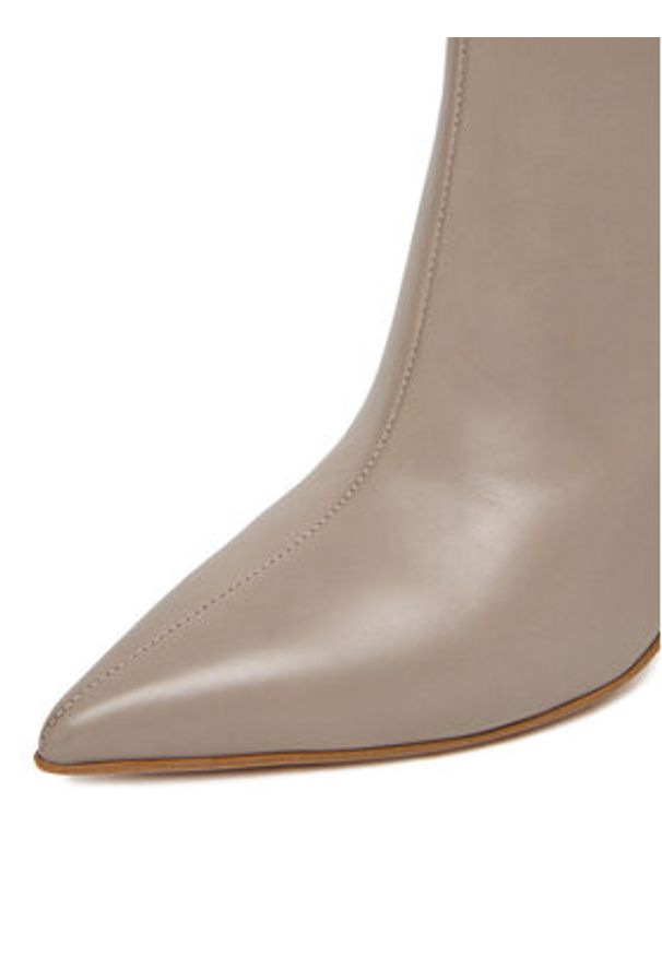 Eva Minge Botki EO-DEN-GLC6303-4-361 Szary. Kolor: szary. Materiał: skóra