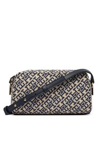 TOMMY HILFIGER - Tommy Hilfiger Torebka Th Grace Camera Bag Jacquard AW0AW18864 Granatowy. Kolor: niebieski #3