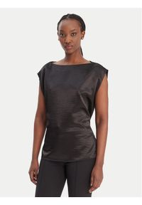 Guess Bluzka W6RH19 W2612 Czarny Regular Fit. Kolor: czarny. Materiał: syntetyk #1