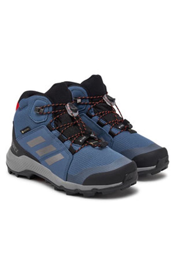 Adidas - adidas Trekkingi Terrex Mid GORE-TEX JI1355 Granatowy. Kolor: niebieski. Materiał: materiał