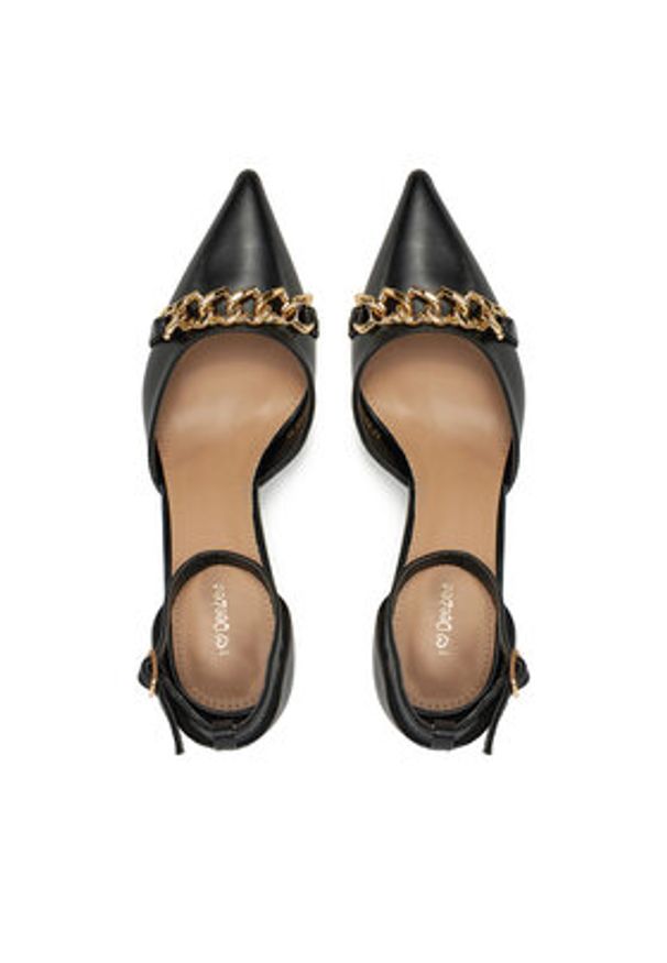 DeeZee Czółenka HT93996-A5 Czarny. Kolor: czarny. Materiał: syntetyk, materiał