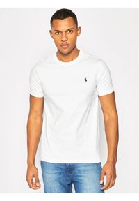 Polo Ralph Lauren T-Shirt 710680785 Biały Custom Slim Fit. Typ kołnierza: polo. Kolor: biały. Materiał: bawełna