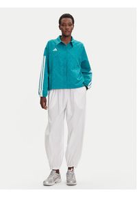 Adidas - adidas Kurtka przejściowa Tiro x Common Goal Coaches JL9204 Turkusowy Loose Fit. Kolor: turkusowy. Materiał: syntetyk #5