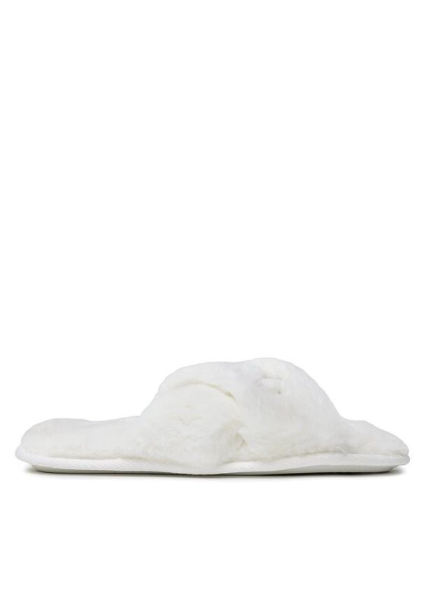 DeeZee Kapcie M138139J Biały. Kolor: biały. Materiał: materiał