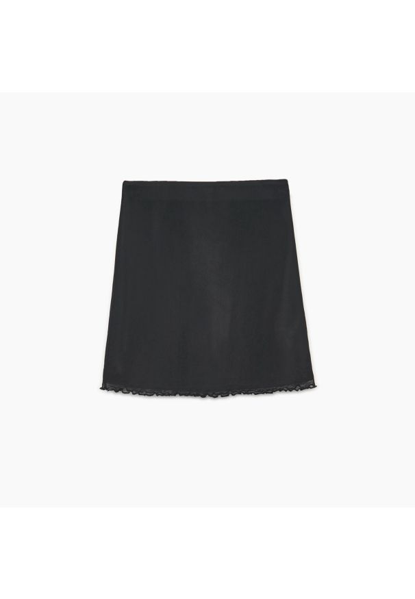 Cropp - Spódnica mini - Czarny. Kolor: czarny