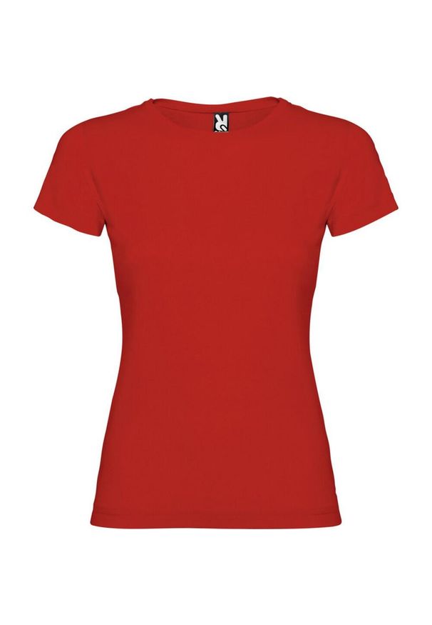 ROLY - Damska Koszulka Z Krótkim Rękawem Jamaica. Kolor: czerwony. Długość rękawa: krótki rękaw. Długość: krótkie. Sport: turystyka piesza