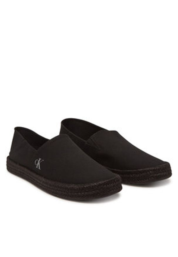 Calvin Klein Jeans Espadryle YM0YM01251 Czarny. Kolor: czarny. Materiał: materiał