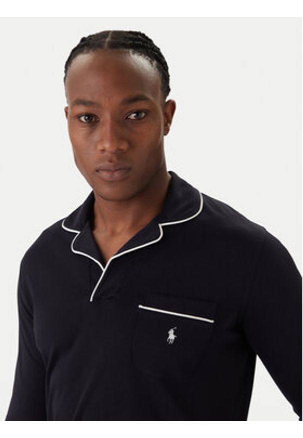 Polo Ralph Lauren Piżama 714950586011 Granatowy Regular Fit. Kolor: niebieski. Materiał: bawełna