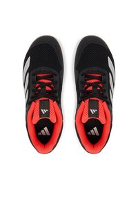 Adidas - adidas Buty do tenisa Courtflash JR4451 Czarny. Kolor: czarny. Materiał: materiał. Sport: tenis #7