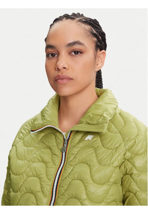 K-Way Kurtka przejściowa Soje K71421W Zielony Slim Fit. Kolor: zielony. Materiał: syntetyk