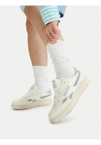 Reebok Sneakersy EO-CLUB C DOUBLE REVENGE 100244645 Écru. Materiał: skóra. Model: Reebok Club #3