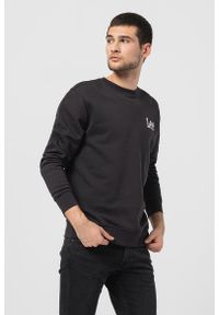 Lee - LEE WOBBLY SWS MĘSKA BLUZA LOGO WASHED BLACK L81MRYON 112321574 #4