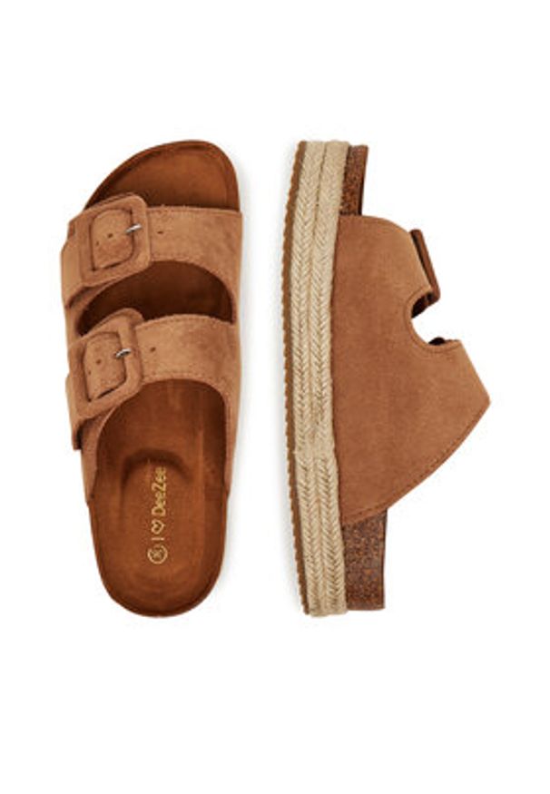DeeZee Espadryle HB210-15ECOO Beżowy. Kolor: beżowy. Materiał: materiał