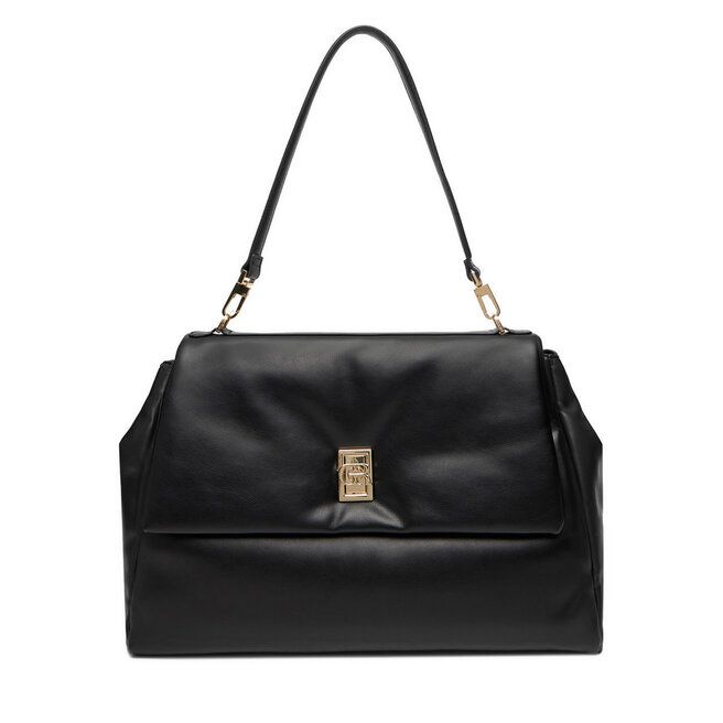 J.ESTINA ■GINO SM クロスバック Black J.ESTINA DELLA SM Shoulder Crossbody Tote Black Leather