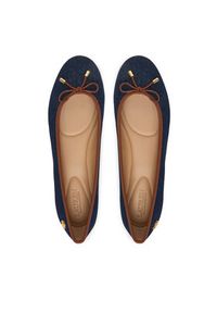 Lauren Ralph Lauren - LAUREN RALPH LAUREN Baleriny Jayna 802P04386001 Granatowy. Kolor: niebieski. Materiał: materiał #3