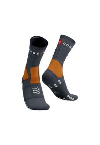 Skarpety trekkingowe Compressport Hiking Socks. Kolor: pomarańczowy, wielokolorowy, żółty, szary