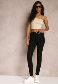 Renee - Czarne Spodnie Skinny Jeriel. Kolor: czarny. Styl: klasyczny #4