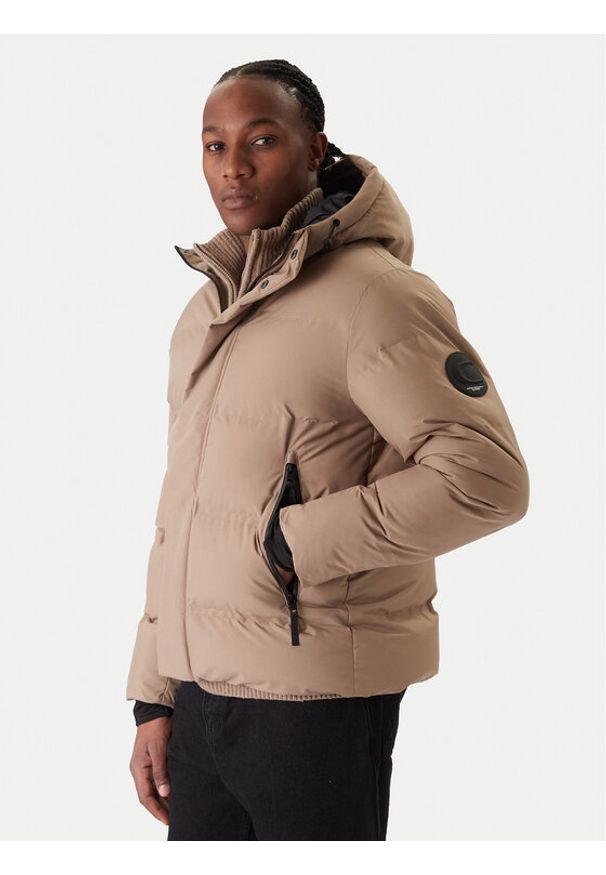 Jack & Jones Kurtka zimowa Fusion 12285919 Beżowy Regular Fit. Kolor: beżowy. Materiał: syntetyk. Sezon: zima