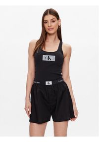 Calvin Klein Underwear Piżama 000QS6937E Czarny Regular Fit. Kolor: czarny. Materiał: bawełna #1
