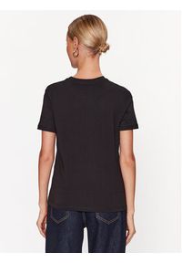 Just Cavalli T-Shirt 75PAH610 Czarny Regular Fit. Kolor: czarny. Materiał: bawełna