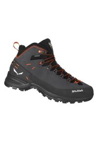 Buty Trekkingowe Męskie Salewa Alp Mate Winter Mid Ptx. Kolor: pomarańczowy, szary, wielokolorowy, czarny. Materiał: syntetyk, materiał, tkanina. Sport: turystyka piesza #1