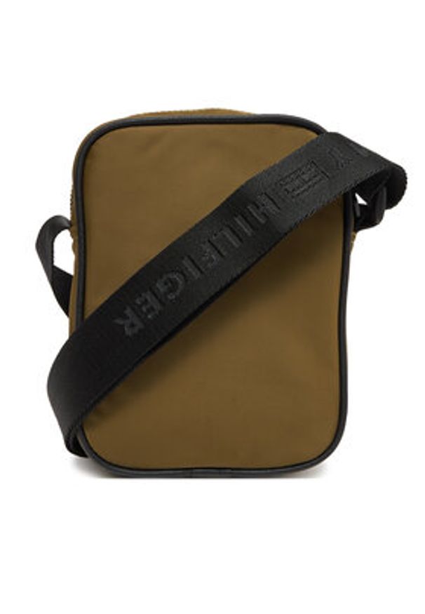 TOMMY HILFIGER - Tommy Hilfiger Saszetka Th Repreve Mini Reporter AM0AM13465 Brązowy. Kolor: brązowy. Materiał: materiał