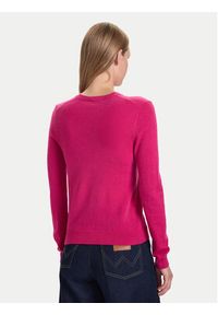 United Colors of Benetton - United Colors Of Benetton Sweter 1002D1K01 Różowy Regular Fit. Kolor: różowy. Materiał: wełna #3