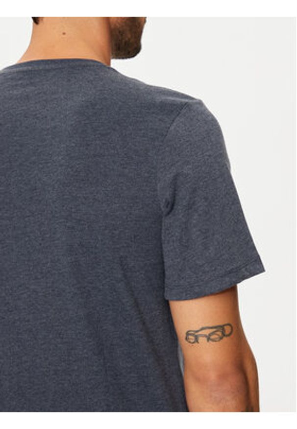 Jack & Jones - Jack&Jones T-Shirt Erik 12257603 Granatowy Relaxed Fit. Kolor: niebieski. Materiał: bawełna