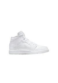 Buty Mężczyzna Nike Air Jordan 1 biały. Kolor: biały. Materiał: materiał, syntetyk #1