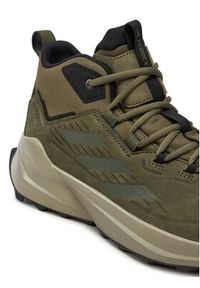 Adidas - adidas Trekkingi Terrex Trailmaker 2.0 Mid Leather Hiking ID0889 Zielony. Kolor: zielony. Materiał: nubuk, skóra. Model: Adidas Terrex. Sport: turystyka piesza #4