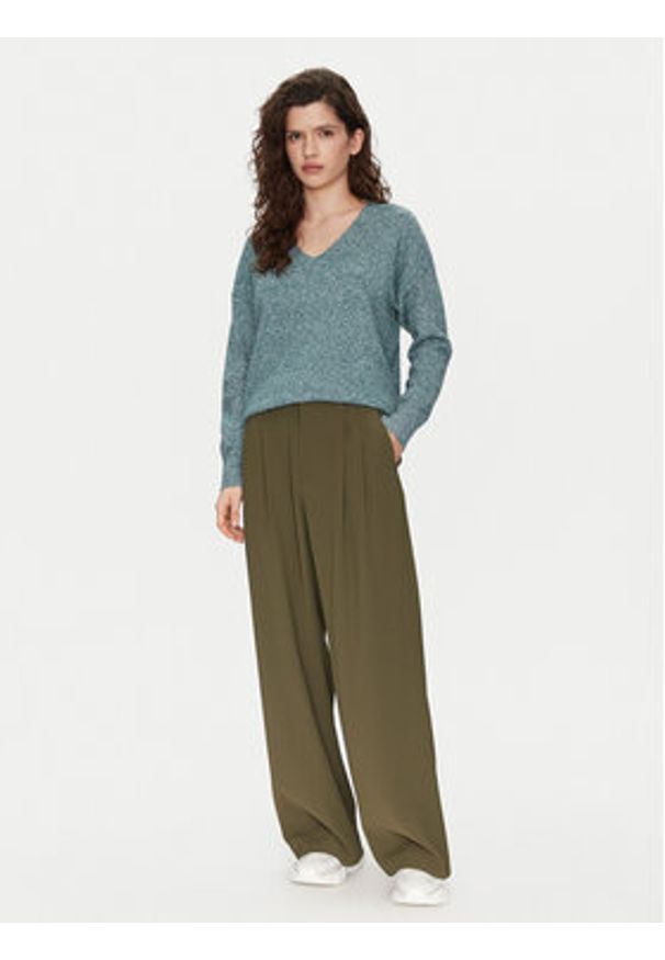 GAP - Gap Spodnie materiałowe 855968-02 Zielony Straight Fit. Kolor: zielony. Materiał: syntetyk