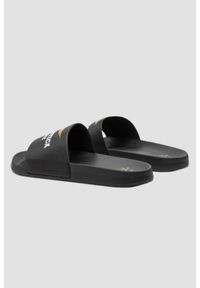 Aeronautica Militare - AERONAUTICA MILITARE Czarne klapki Beach Slide Sandals. Kolor: czarny