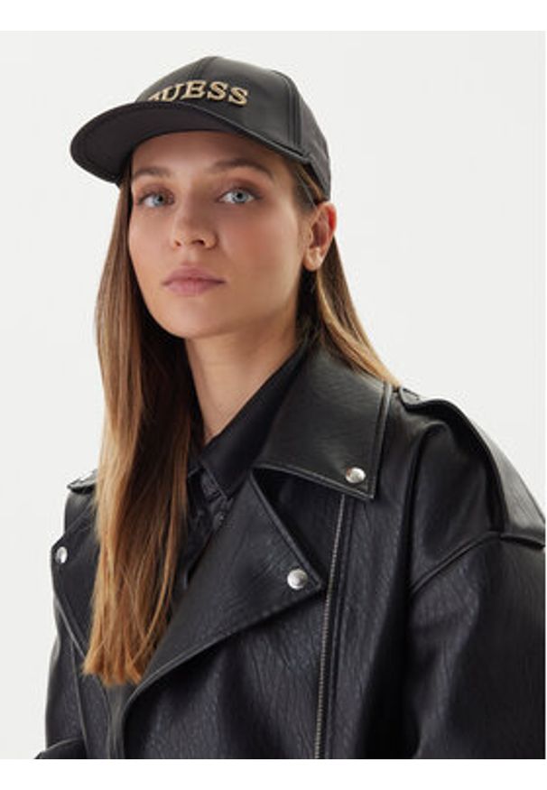 Guess Czapka z daszkiem AW5397 POL01 Czarny. Kolor: czarny. Materiał: poliamid, nylon