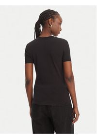 Versace Jeans Couture T-Shirt 80HAHE01 CJ02E Czarny Slim Fit. Kolor: czarny. Materiał: bawełna #3
