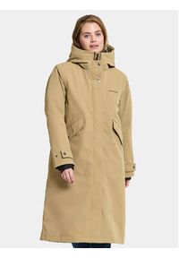Didriksons Parka Mia Wns Parka L 504828 Beżowy Regular Fit. Kolor: beżowy. Materiał: syntetyk