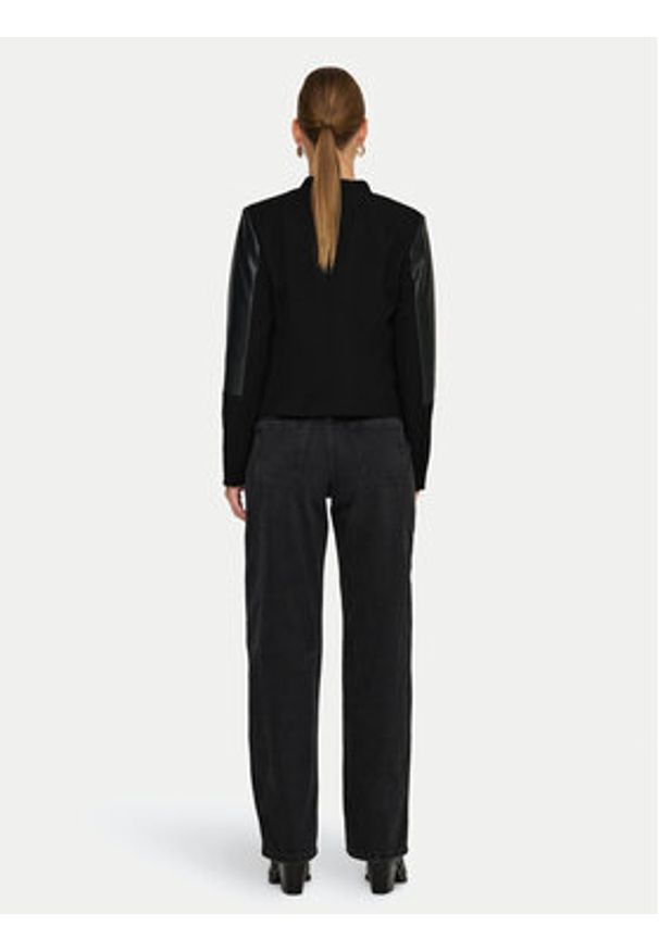 only - ONLY Marynarka Farida 15334242 Czarny Regular Fit. Kolor: czarny. Materiał: syntetyk