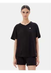 EA7 Emporio Armani T-Shirt 7W000029 AF10373 UC001 Czarny Loose Fit. Kolor: czarny. Materiał: bawełna