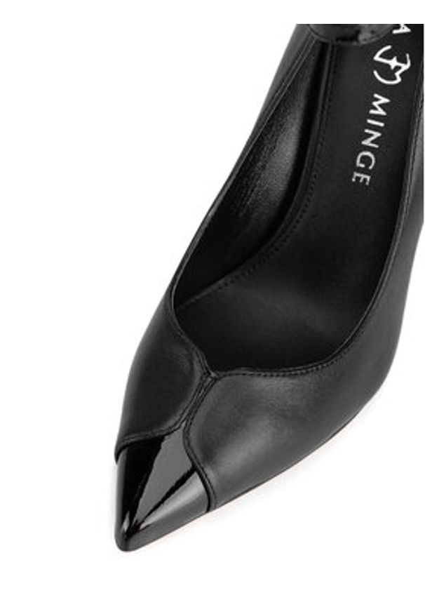 Eva Minge Szpilki OLIVIA-V-375-121-1 Czarny. Kolor: czarny. Materiał: skóra. Obcas: na szpilce