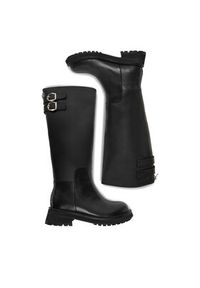 Badura Kozaki EO-ARIANA-283-313-1 Czarny. Kolor: czarny. Materiał: skóra #7