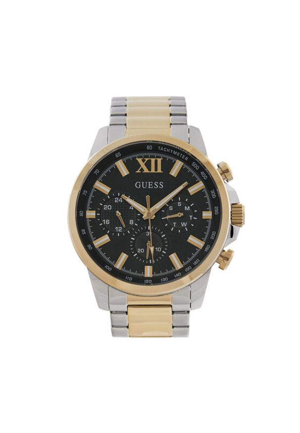 Guess Zegarek Walker GW0900G5 Srebrny. Kolor: srebrny