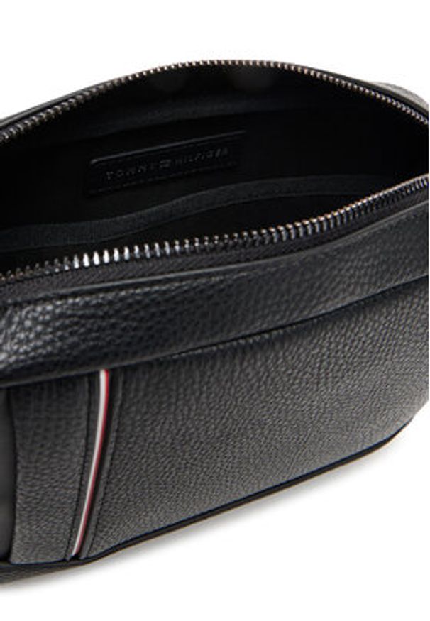 TOMMY HILFIGER - Tommy Hilfiger Saszetka Th Central Pouch AM0AM13790 Czarny. Kolor: czarny. Materiał: skóra