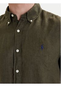 Polo Ralph Lauren Koszula 710968912503 Zielony Regular Fit. Typ kołnierza: polo. Kolor: zielony. Materiał: len #2