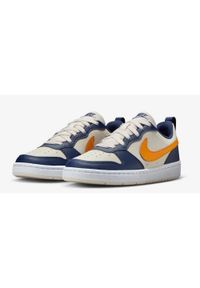 Buty Sportowe Młodzieżowe Nike Court Borough Low 2 (GS). Okazja: na co dzień. Kolor: beżowy. Model: Nike Court. Sport: bieganie